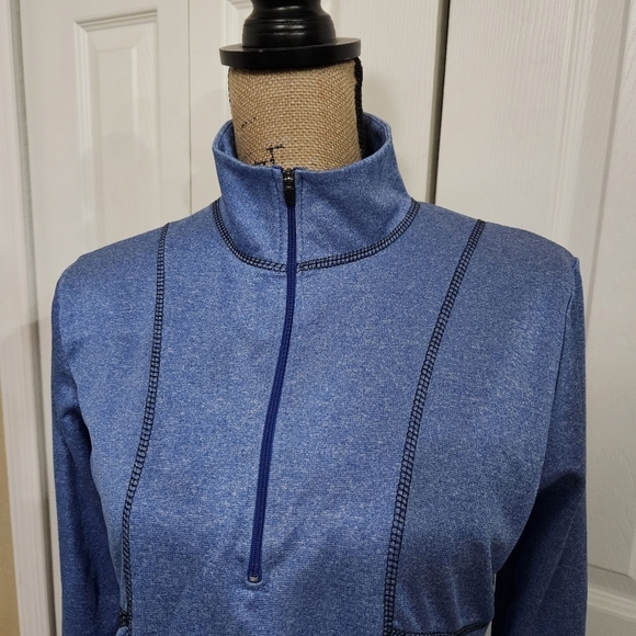 Florida Gators Blue 1/4 Zip Long Sleeve Athletic Pullover Size L - Picture 3 of 15